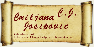 Cmiljana Josipović vizit kartica